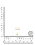Cross Size: 10x18mm(0.39x0.71 Inches)
Bail Size: 3.5mm(0.14 Inches)