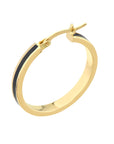 real gold hoop earrings