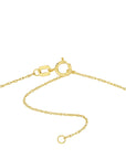 14k gold cowboy boot pendant necklace