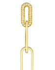 14k gold dangling earrings