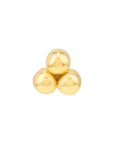 gold ball stud earrings