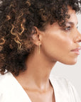 gold chain earrings