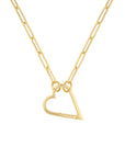 solid gold charm connector
