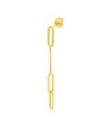 gold dangling earrings