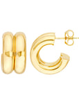 small gold hoop earrings
