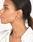 gold bamboo earrings