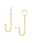 14k solid gold earrings