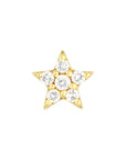 14k gold star earrings
