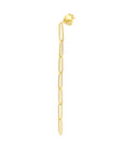 gold chain earrings