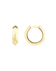 14k solid gold hoop earrings