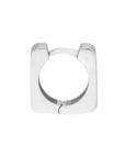 white gold hoop earrings
