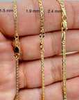 14k mariner link chain