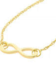 gold eternity necklace