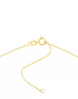 gold heart charm necklace