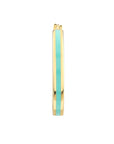 gold hoop earrings 14k solid
