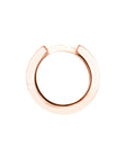 rose gold hoop earrings