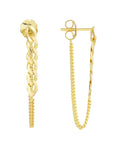 14kt gold earrings
