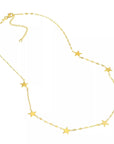 gold star necklace