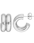 solid gold hoops