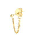 14k gold stud earrings