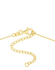 yellow gold mama necklace