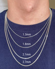 box chain necklace