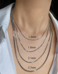 chain link necklaces