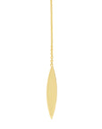 leaf earrings gold