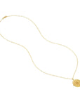 gold north star necklace
