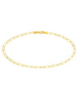 14k solid gold anklet