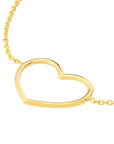 heart charm bracelet