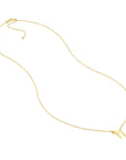 14K Solid Gold Chai Necklace