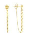 front back earrings