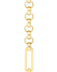 gold chain earrings