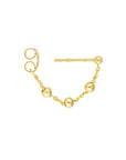 14k gold drop earrings