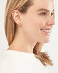 gold bar earrings