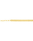 paperclip gold bracelet