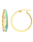 enamel earrings