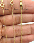 twisted gold chain