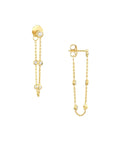 front back earrings