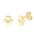 14k diamond earrings