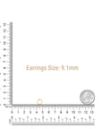 open circle earrings