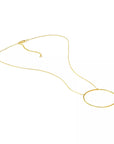 large circle necklace
