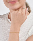 gold bead bracelet
