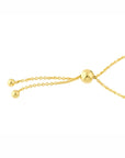 14k gold bolo bracelet