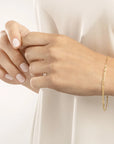 gold cuban link bracelet