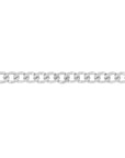 white gold cuban chain bracelet