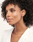 diamond chain earrings gold