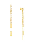 14k solid gold earrings