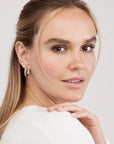 turquoise hoop earrings